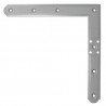Narożnik 220x220mm srebrny 96mm górny prawy / dolny lewy