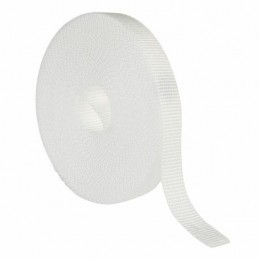 Taśma do rolet 20mm 6m biała DIS