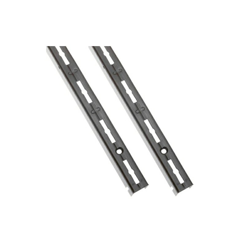 Listwa regałowa czarna 150cm mod.6000 2szt. DIS