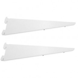 Wspornik 17cm biały mod.8000 do listwy regałowej mod.7000 2szt. DIS