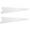 Wsporniki 17cm białe 2szt. mod.8000 do listwy regałowej mod.7000 DIS
