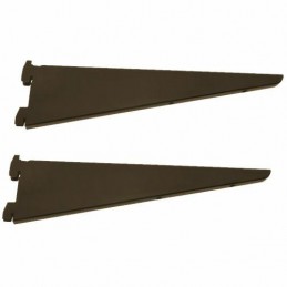 Wspornik 17cm brązowy 2szt. mod.8000 do listwy regałowej mod.7000 DIS