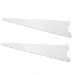 Wsporniki 47cm białe 2szt. mod.8000 do listwy regałowej mod.7000 DIS