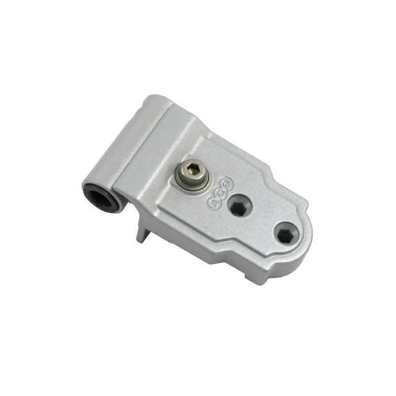 Zawias narożny 26x56x47,5x19 Lewy srebrny mat