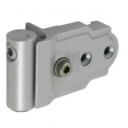 Zawias narożny 26x56x47,5x19 Lewy srebrny mat