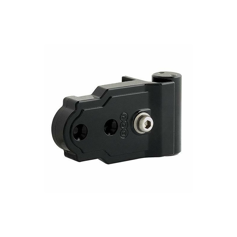 Zawias narożny 26x56x47,5x19 Prawy czarny