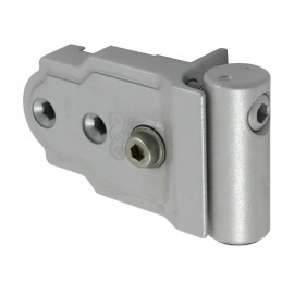 Zawias narożny 26x56x47,5x19 Prawy srebrny mat