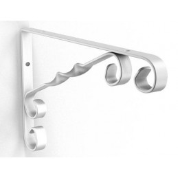 Wspornik półki stalowy  biały 280x180mm COUNTRY 28