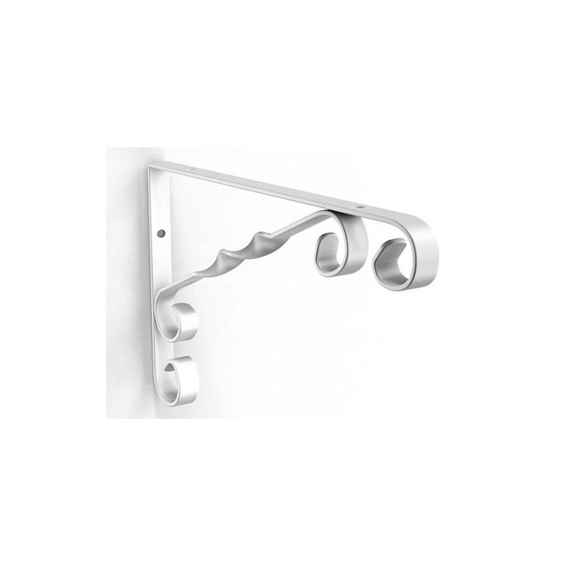 Wspornik półki stalowy  biały 280x180mm COUNTRY 28