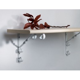 Wspornik półki stalowy  biały 280x180mm COUNTRY 28