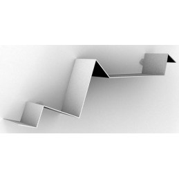Półka ZIG ZAG biała
