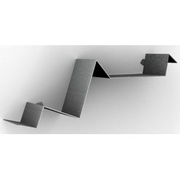 Półka ZIG ZAG srebrna