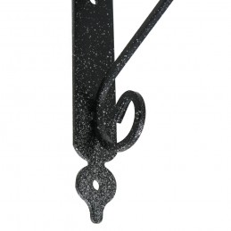 Wspornik półki stalowy czarny rustykalny 110x140mm TOSCANIA 14