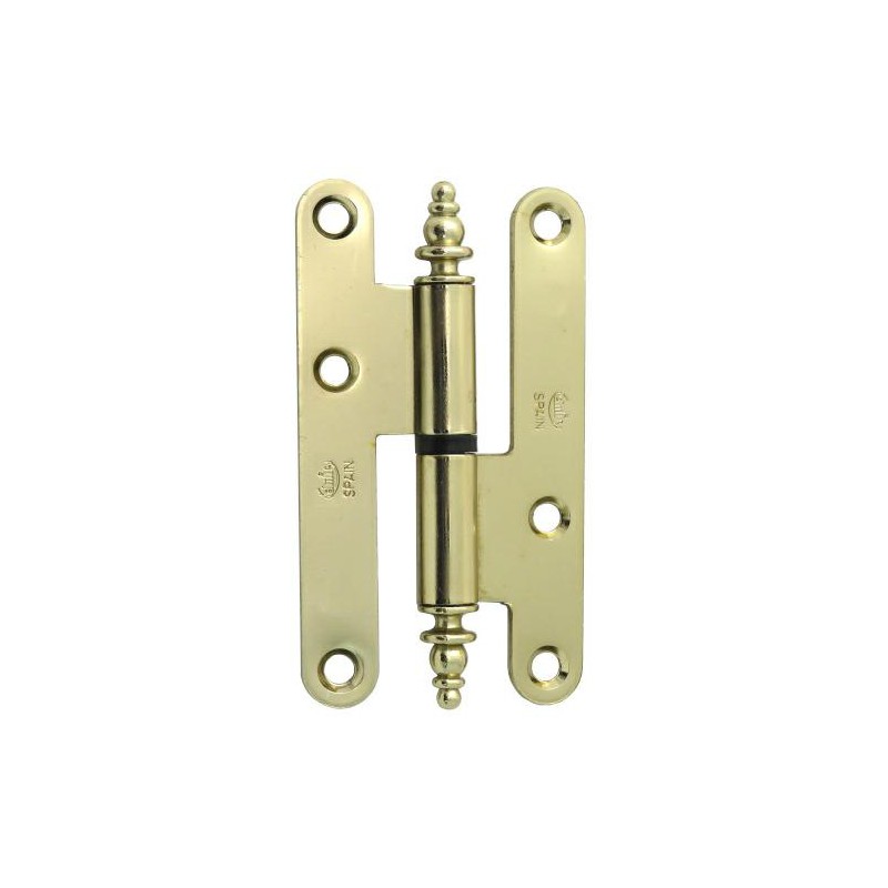 Zawias do drzwi 94x54mm stal złoty rozłączny LEWY (pl) mod. 408