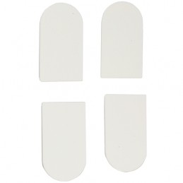 Osłonki zawiasu ECLIPSE 3.0 białe komplet 4szt. RAL9010