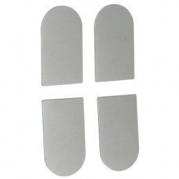 Osłonki zawiasu ECLIPSE 3.0 chrom mat komplet 4szt.