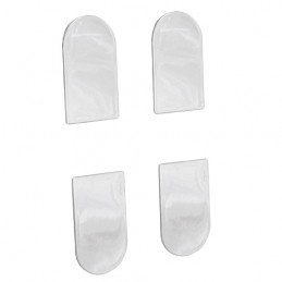 Osłonki zawiasu ECLIPSE 3.0 nikiel połysk komplet 4szt.