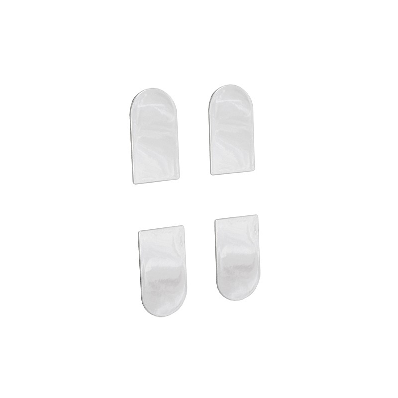 Osłonki zawiasu ECLIPSE 3.0 nikiel połysk komplet 4szt.