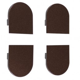 Osłonki zawiasu ECLIPSE brąz komplet 4szt.