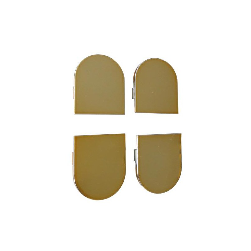 Osłonki zawiasu ECLIPSE mosiądzowane komplet 4szt.