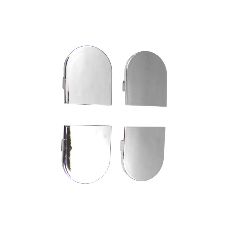 Osłonki zawiasu ECLIPSE nikiel połysk komplet 4szt.