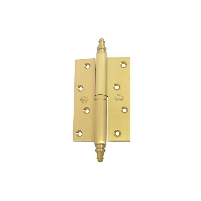 Zawias do drzwi 120x80mm mosiądz matowy PRAWY (pl) mod. 415