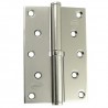 Zawias do drzwi 120x80mm stal chrom mat rozłączny PRAWY (pl) mod. 5007