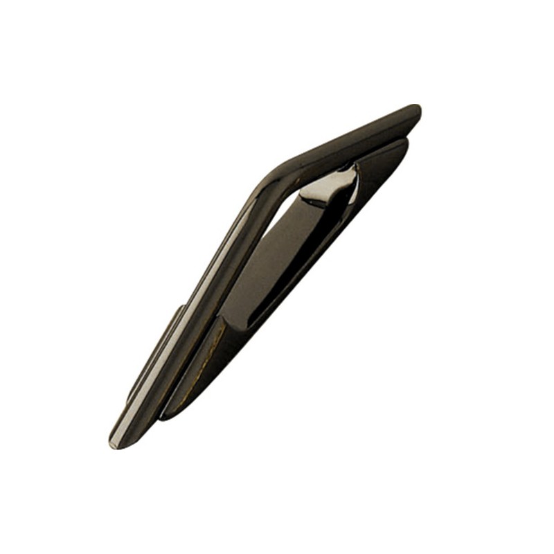 Uchwyt meblowy 75-128 z podst czarny nik