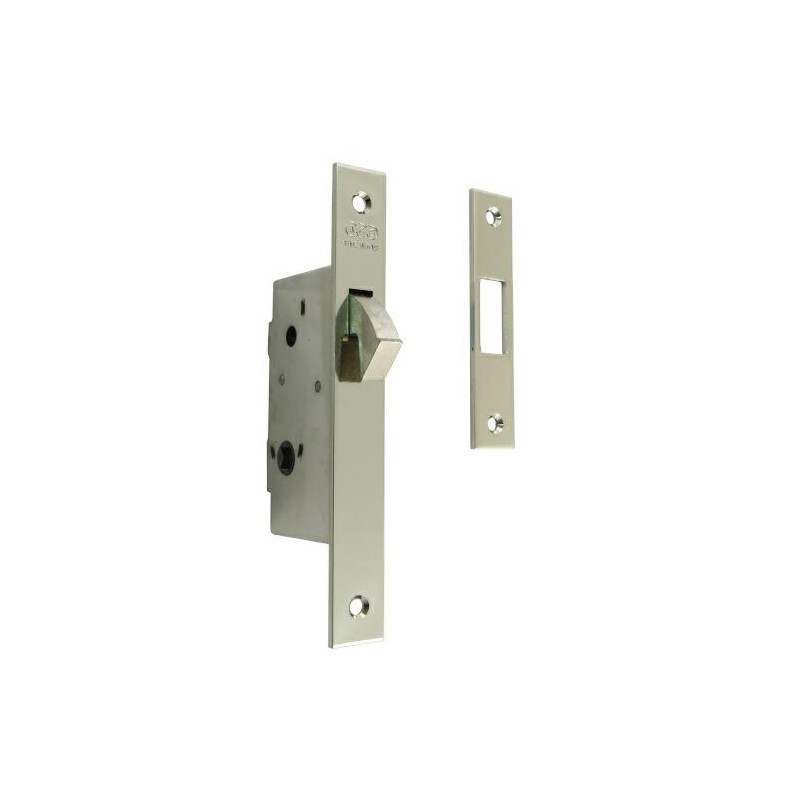 Zamek hakowy łazienkowy BT-40 F22 nikiel połysk