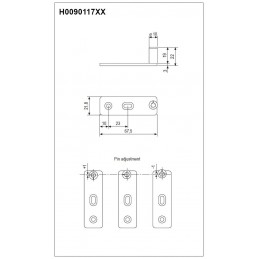 Zaczep śr.10mm 21,8 AGB bez lakieru