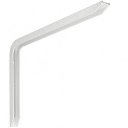 Wspornik półki aluminium biały 300x200mm mod.4