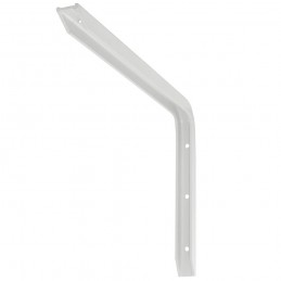Wspornik półki aluminium biały 300x200mm mod.4