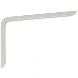 Wspornik półki aluminium biały 300x200mm mod.4