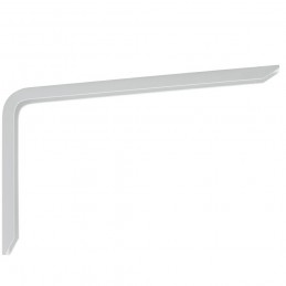Wspornik półki aluminium biały 350x200mm mod.4