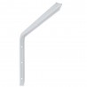 Wspornik półki aluminium biały 350x200mm mod.4