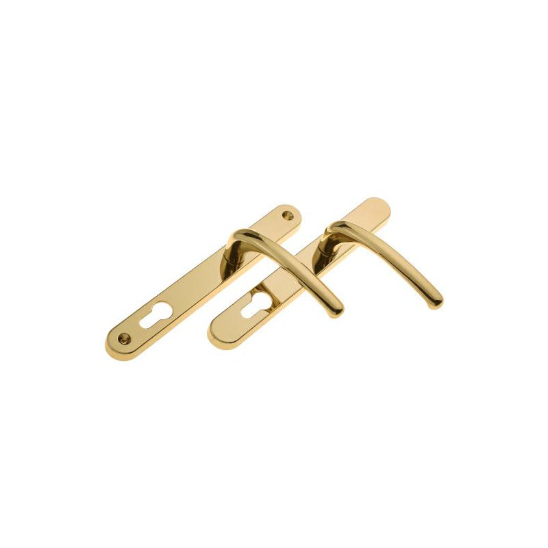 Klamka Balmoral FRENCH L/L wkładka 92mm złota