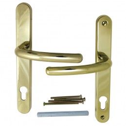 Klamka Balmoral FRENCH L/L wkładka 92mm złota