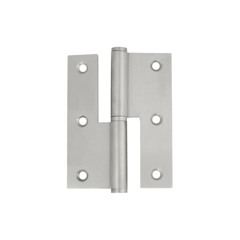 Zawias do drzwi 76x58mm stal nierdzewna INOX PRAWY (pl) mod. 440 MB