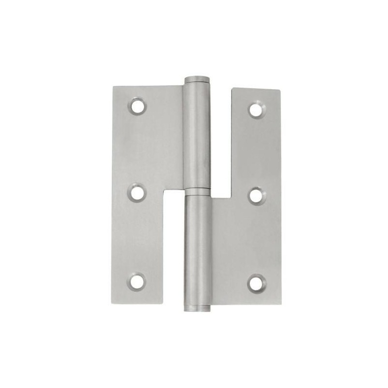 Zawias do drzwi 76x58mm stal nierdzewna INOX LEWY (pl) mod. 440 MB