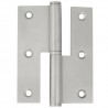 Zawias do drzwi 76x58mm stal nierdzewna INOX LEWY (pl) mod. 440 MB