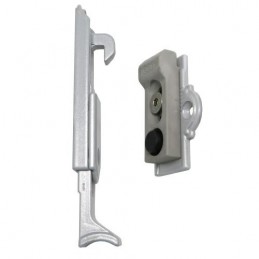 Zatrzask okiennicy automatyczny srebrny mat AGB Piesek