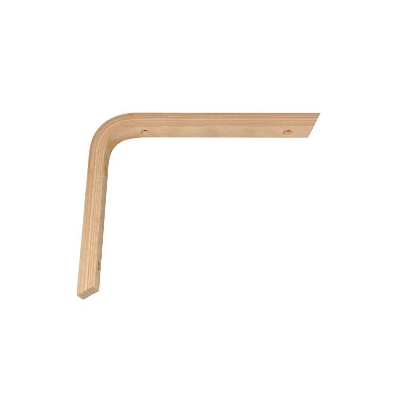 Wspornik półki drewniany buk 200x150mm mod. 17