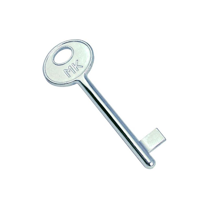 Klucz surowy niklowany do zamków AGB