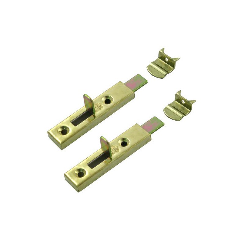 Zasuwka meblowa stalowa 60mm mosiądzowana 2szt. mod. 368 DIS