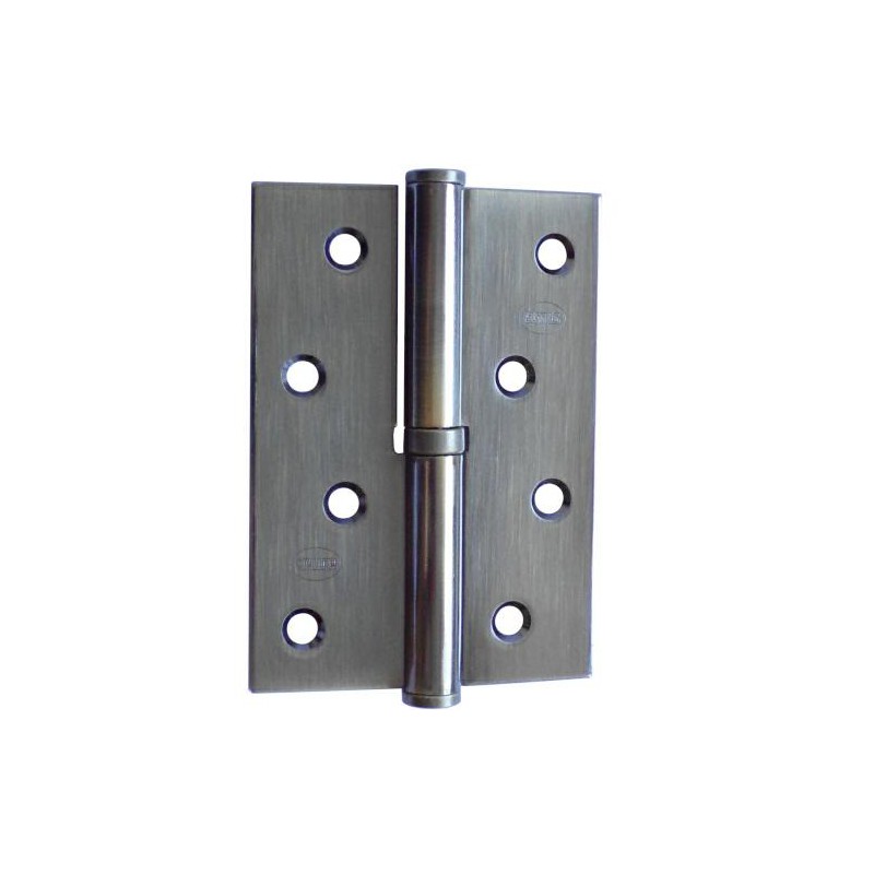 Zawias do drzwi 100x70mm stal złoto antyczne rozłączny PRAWY (pl) mod. 5007A