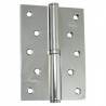 Zawias do drzwi 120x80mm stal chrom połysk rozłączny PRAWY (pl) mod. 5007A