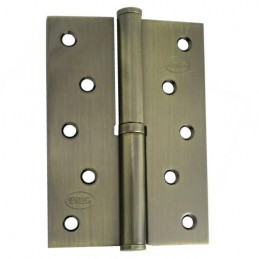 Zawias do drzwi 120x80mm stal złoto antyczne rozłączny PRAWY (pl) mod. 5007A