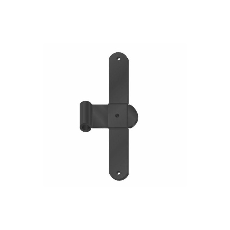 T-zawias z centr oczk 18cm śr.10 Inox cz