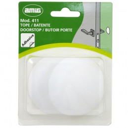 Odbój drzwiowy 60mm biały odbojnik ścienny 2 szt. mod.411 DIS