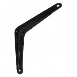 Wspornik półki stalowy czarny 150x125mm mod. 6